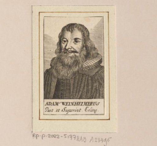 Portrait of Adam Weinheimer