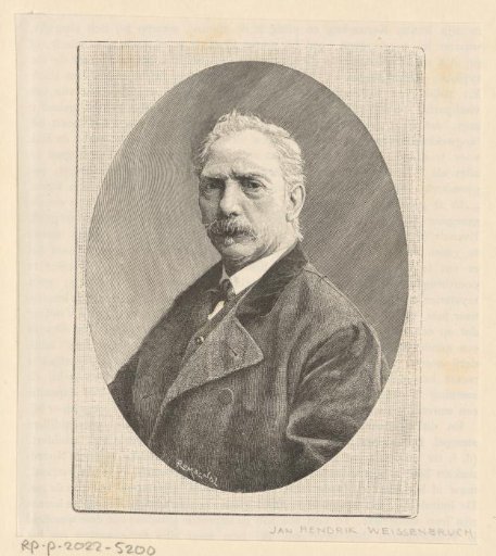 Portrait of Johan Hendrik Weissenbruch