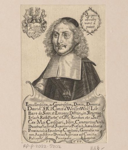 Portrait of David Ungnad Weissenwolff