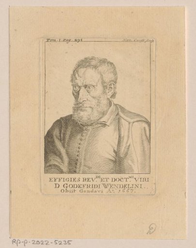 Portrait of Godefridus Wendelinus