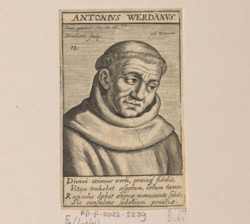 Portrait of H. Antonius van Weert