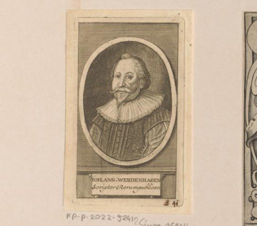 Portrait of Johann Angelius Werdenhagen