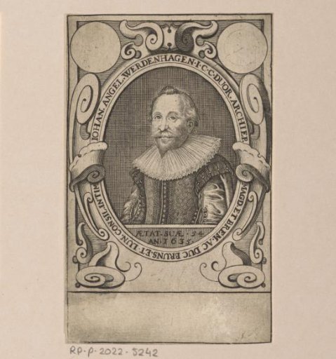 Portrait of Johann Angelius Werdenhagen at the age of 54