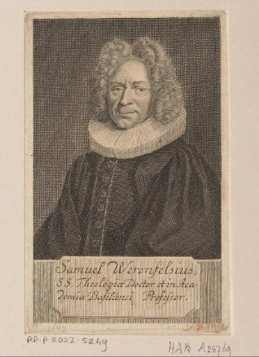 Portrait of Samuel Werenfels