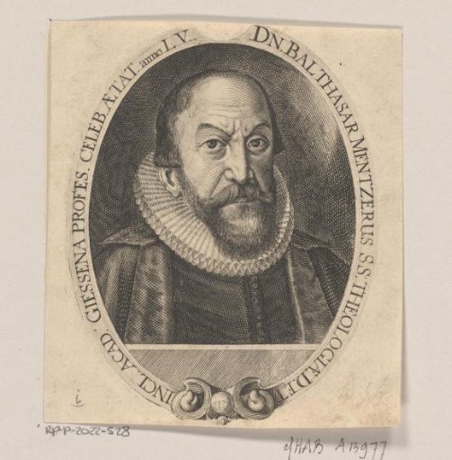Portrait of Balthasar Mentzer I