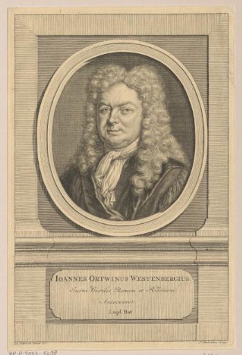 Portrait of Johannes Ortwinus Westenberg