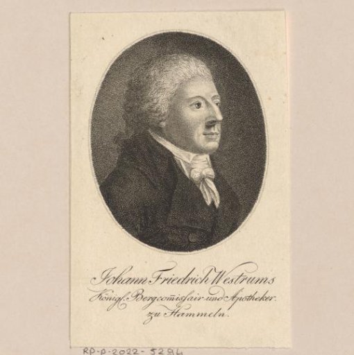 Portrait of Johan Friederich Westrumb