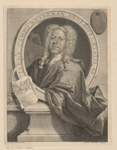 Portrait of Jacob Campo Weyerman at the age of 48