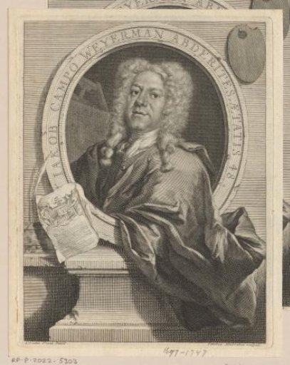 Portrait of Jacob Campo Weyerman at the age of 48