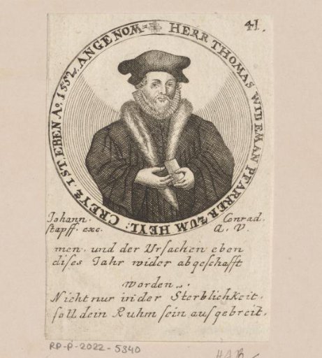 Portrait of Thomas Widemann