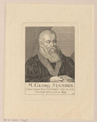 Portrait of Georg Staudner