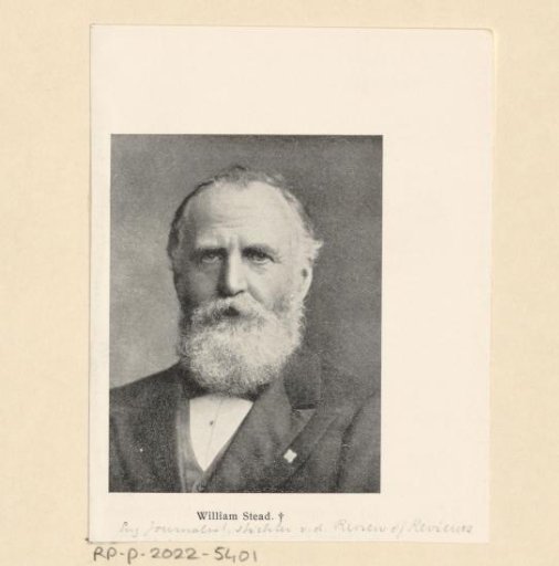 Portrait of William Thomas Stead