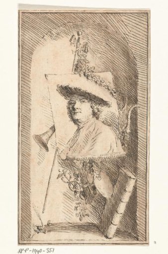 Self-portrait of Cornelis Ploos van Amstel