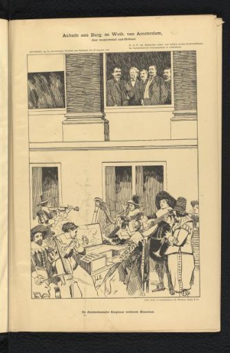Aubade to the Burgomaster and Aldermen of Amsterdam, by the old-Holland musicians