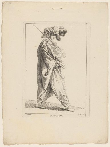 Standing figure with sword