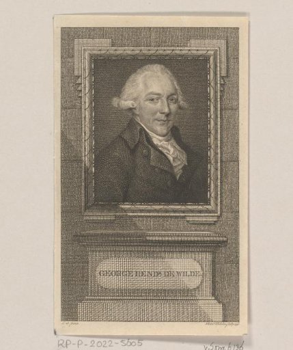 Portrait of George Hendrik de Wilde