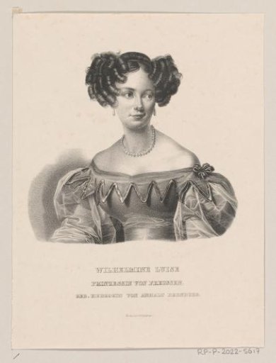 Portrait of Wilhelmine Luise von Anhalt-Bernburg