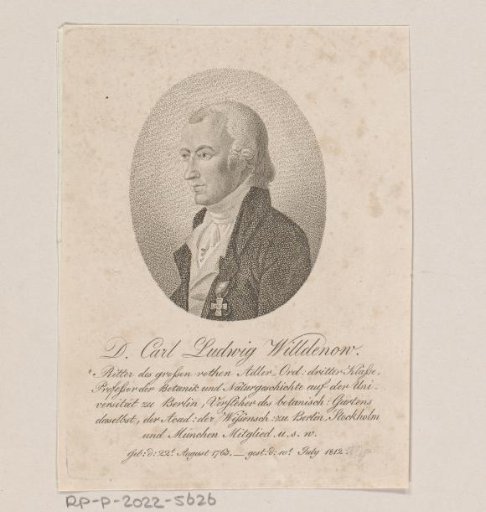 Portrait of Carl Ludwig Willdenow