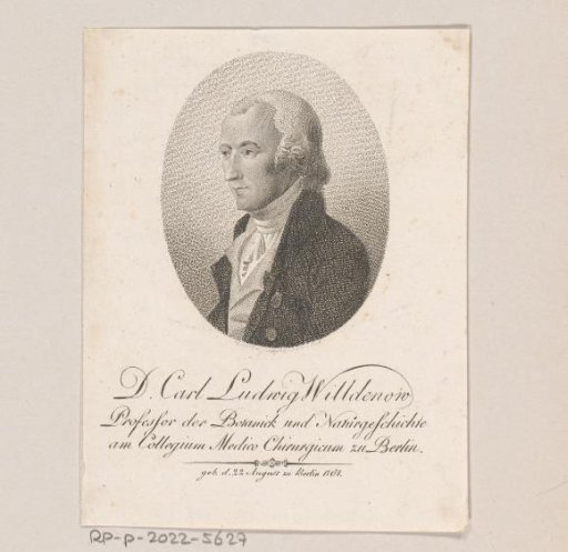 Portrait of Carl Ludwig Willdenow