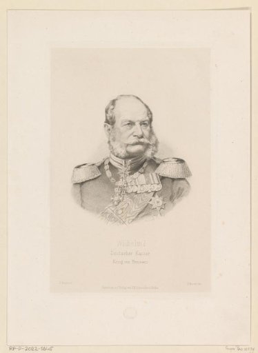 Portrait of Wilhelm I of Germany