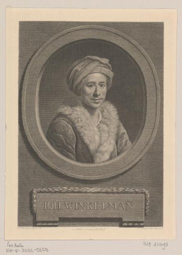 Portrait of Johann Joachim Winckelmann