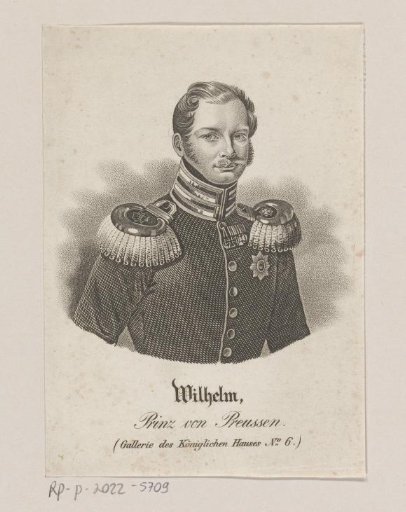 Portrait of William, Prince of Prussia