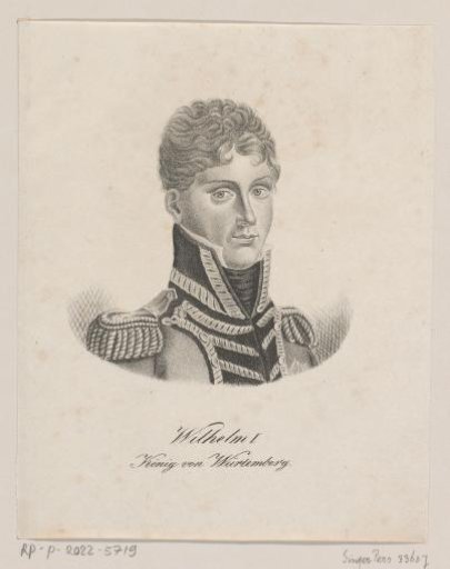 Portrait of William I, King of Württemberg