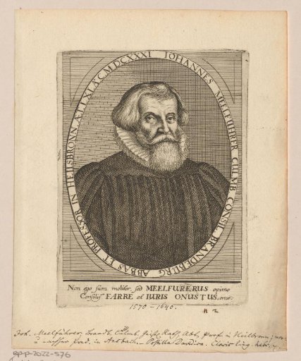 Portrait of Johann Christoph Meelführer