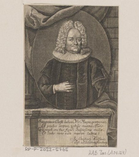 Portrait of Johann Friedrich Winckler