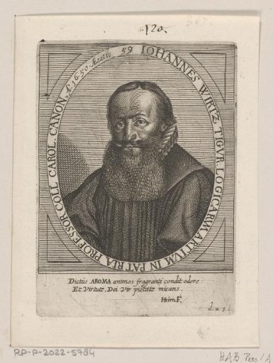 Portrait of Johannes Wirtz at the age of 59