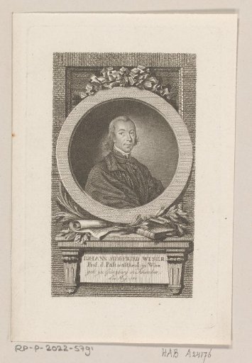 Portrait of Johann Siegfried Wiser