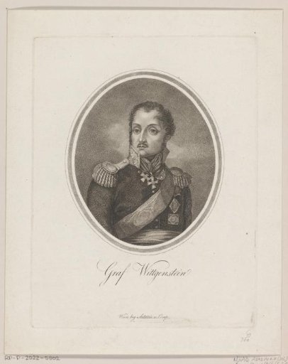 Portrait of Ludwig Adolph Peter Fürst von Sayn-Wittgenstein