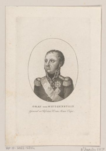 Portrait of Ludwig Adolph Peter Fürst von Sayn-Wittgenstein