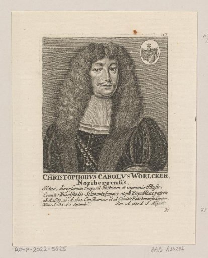 Portrait of Christoph Carl Woelcker