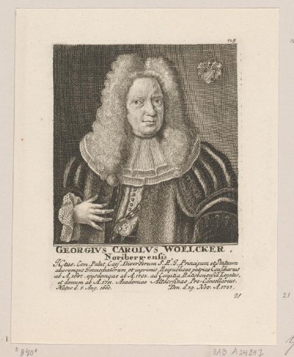 Portrait of Georg Carl Wölcker
