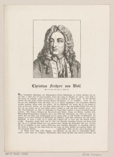 Portrait of Christian Wolff