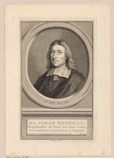 Portrait of Johan Meerman at the age of 43