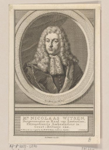 Portrait of Nicolaes Cornelisz. Witsen