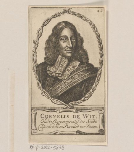 Portrait of Cornelis de Witt