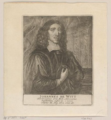 Portrait of Johan de Witt at the age of 47