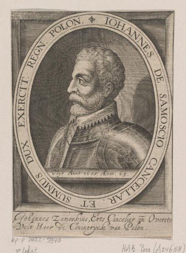 Portrait of Jan Zamoyski