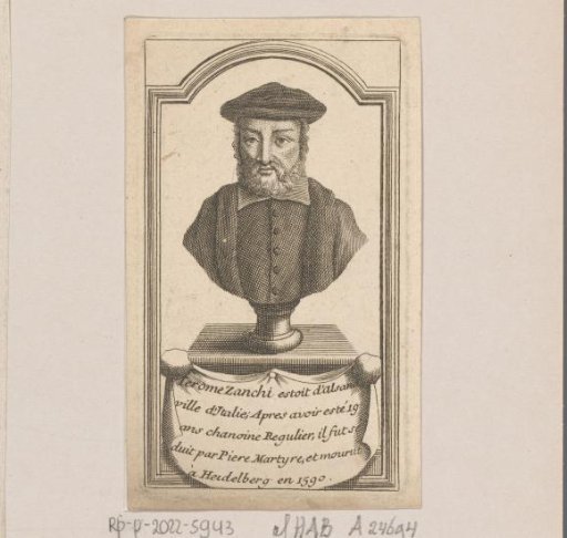 Portrait of Hieronymus Zanchius