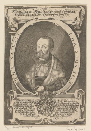 Portrait of Wolfgang of Anhalt