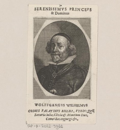 Portrait of Wolfgang William of the Palatinate-Neuburg