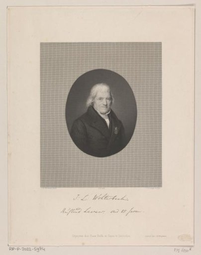 Portrait of Johannes Leonardus Wolterbeek