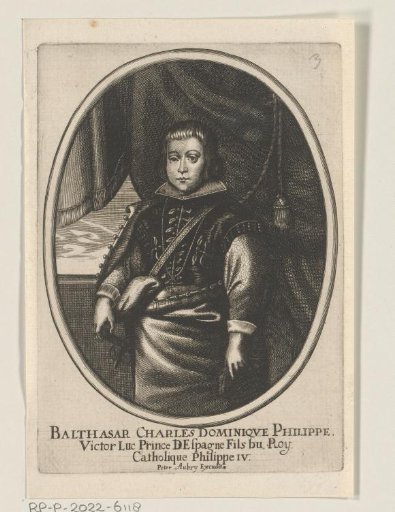 Portrait of Balthasar Charles of Spain