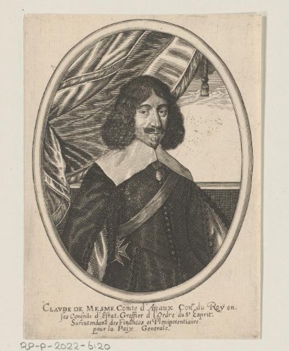 Portrait of Claude de Mesmes