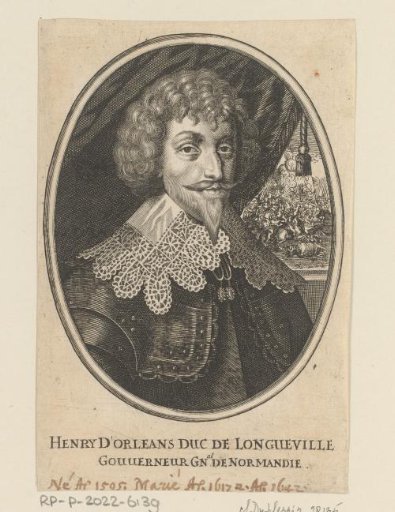 Portrait of Henry II of Longueville