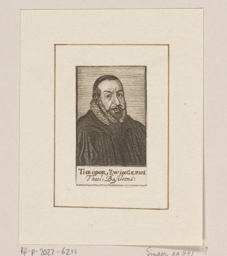 Portrait of Theodor Zwinger