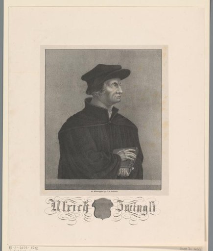 Portrait of Ulrich Zwingli